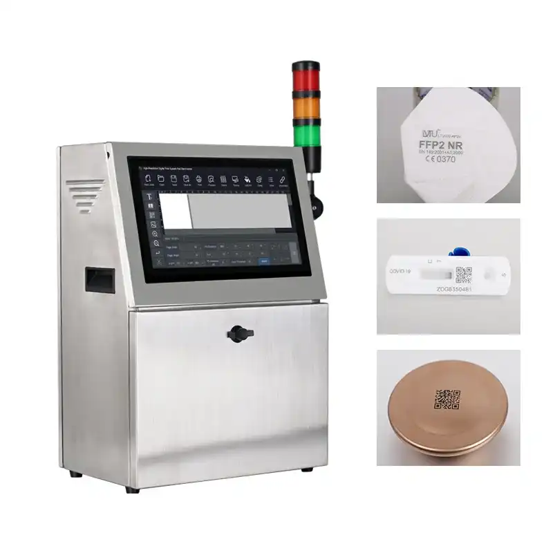 How do leading inkjet technologies ensure long-lasting and legible marks on non-porous surfaces?